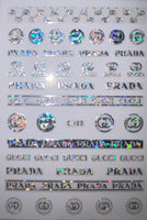 Nail Sticker - D023 Holographic GC & PR