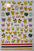 Nail Sticker - D032 Pokemon