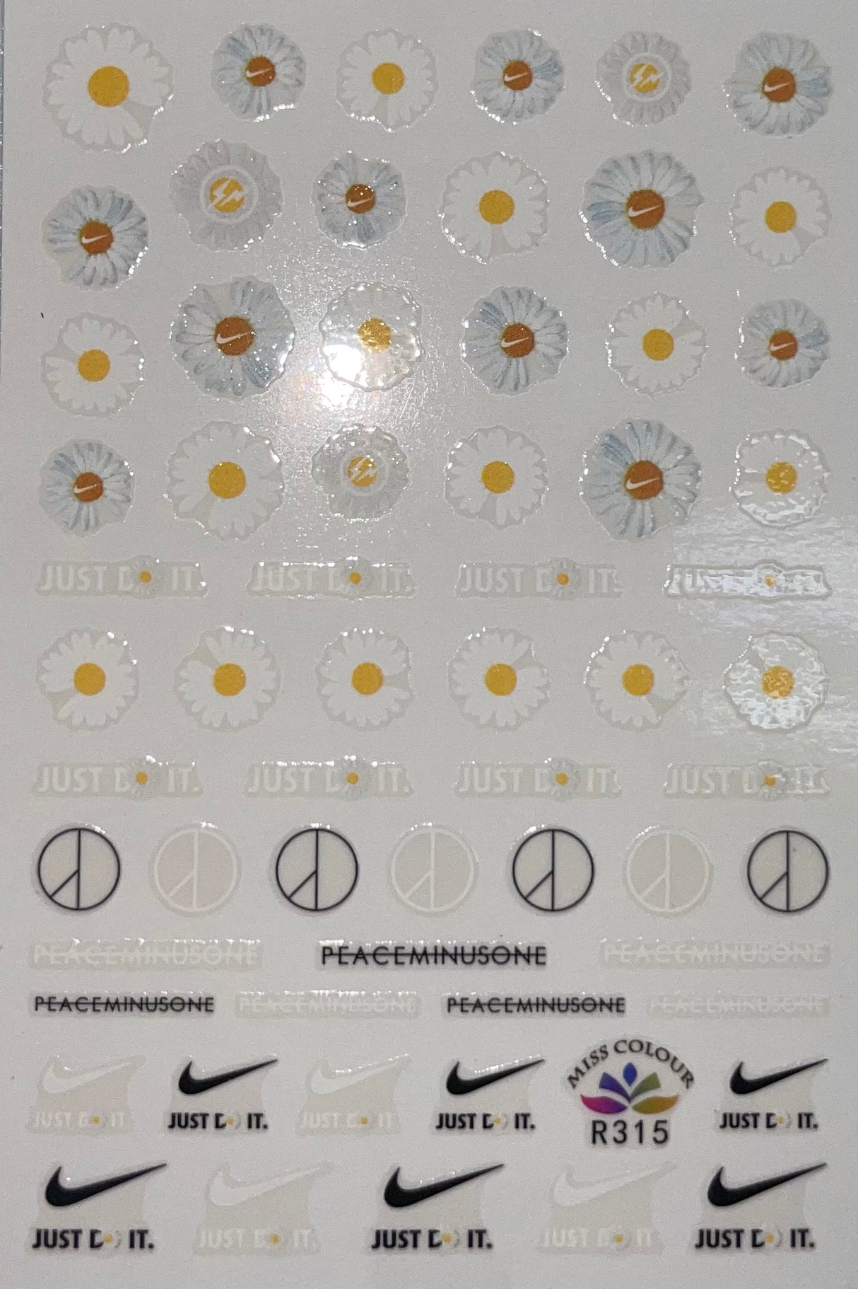 Nail Sticker - R315 Just Do It