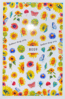 Nail Sticker - B059 Flowers