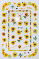 Nail Sticker - B061 Sunflowers