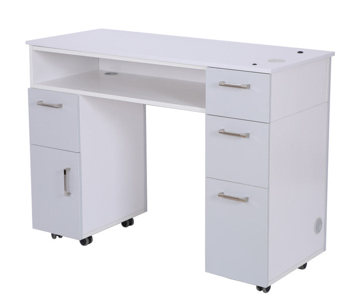 Milan Manicure Nail Table - Ash Gray
