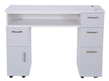 Milan Manicure Nail Table - Ash Gray