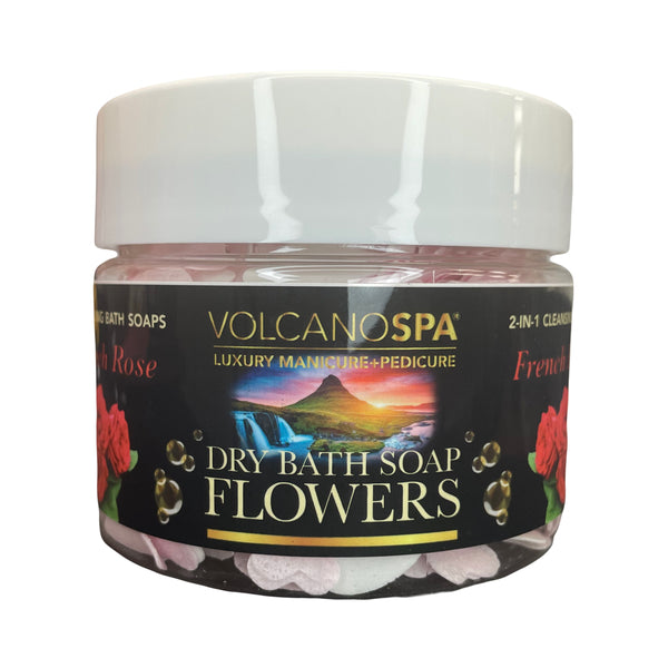 Dry Bath Flower Soap 12oz - French Rose