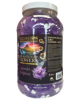 Dry Bath Soap Flowers 1 Gallon - Lavender Eruption