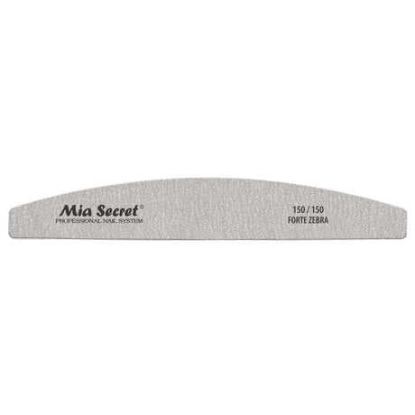 *Pack 50 Half Moon Forte Zebra Nail File 150/150