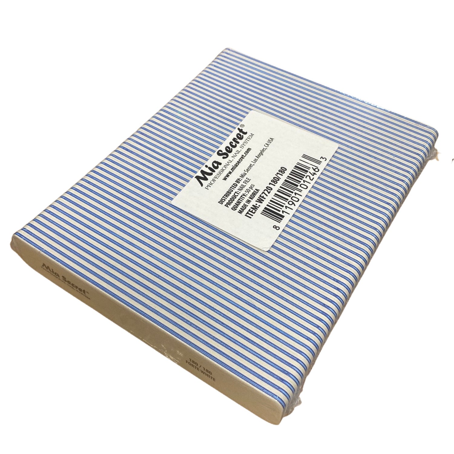 *Pack 50 Jumbo Speedy White Nail File 180/180