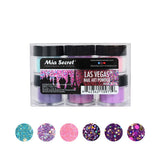 Las Vegas Nail Art Powder Collection 6pcs