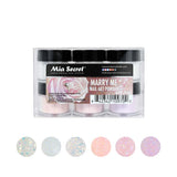 Marry Me Nail Art Powder Collection 6pcs