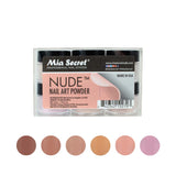 Nude Nail Art Powder Collection 6pcs