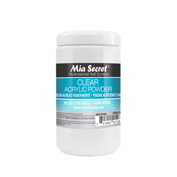 Clear Acrylic Powder 1.5Lbs
