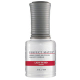 PMS188 Lady In Red - Gel Polish & Nail Lacquer 1/2oz.