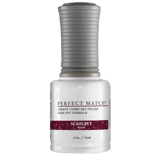 PMS192 Scarlette - Gel Polish & Nail Lacquer 1/2oz.