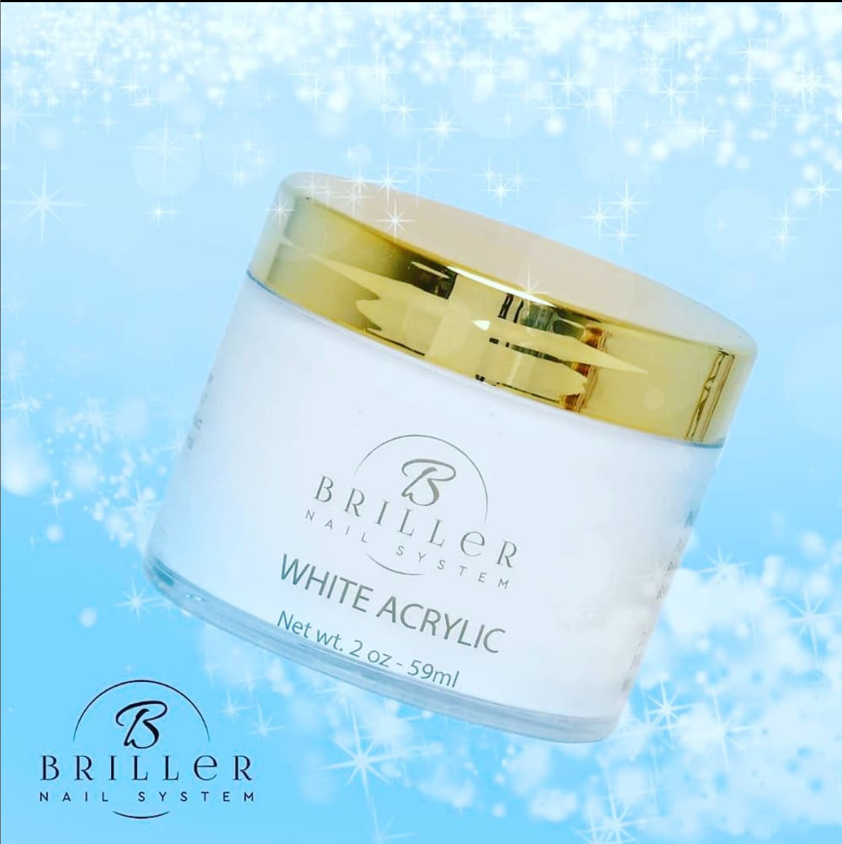 White Acrylic Powder - 2 oz