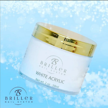 White Acrylic Powder - 2 oz