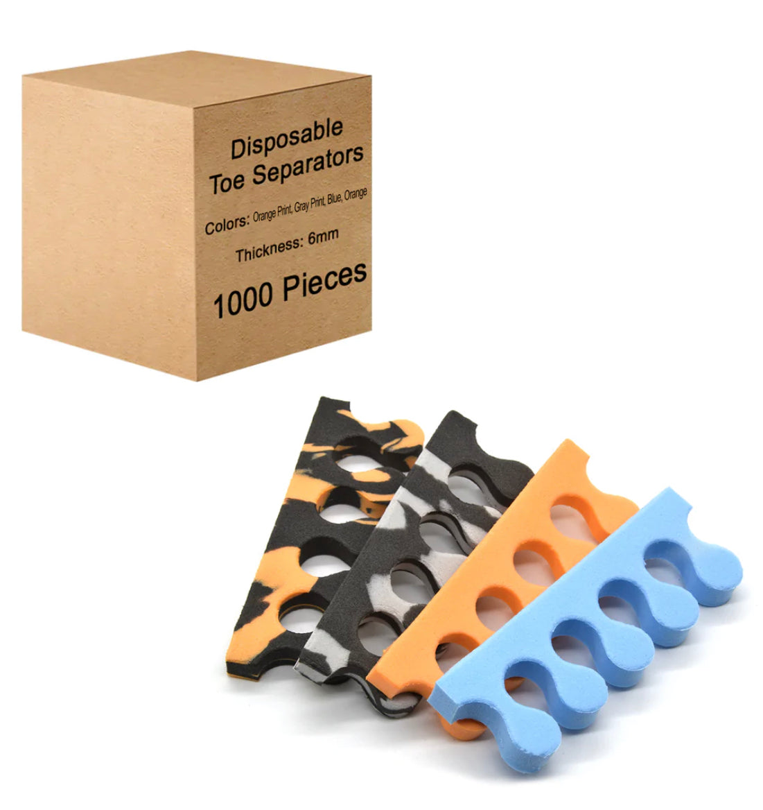 *Case Toe Separators - 1000 Pair (25x80)