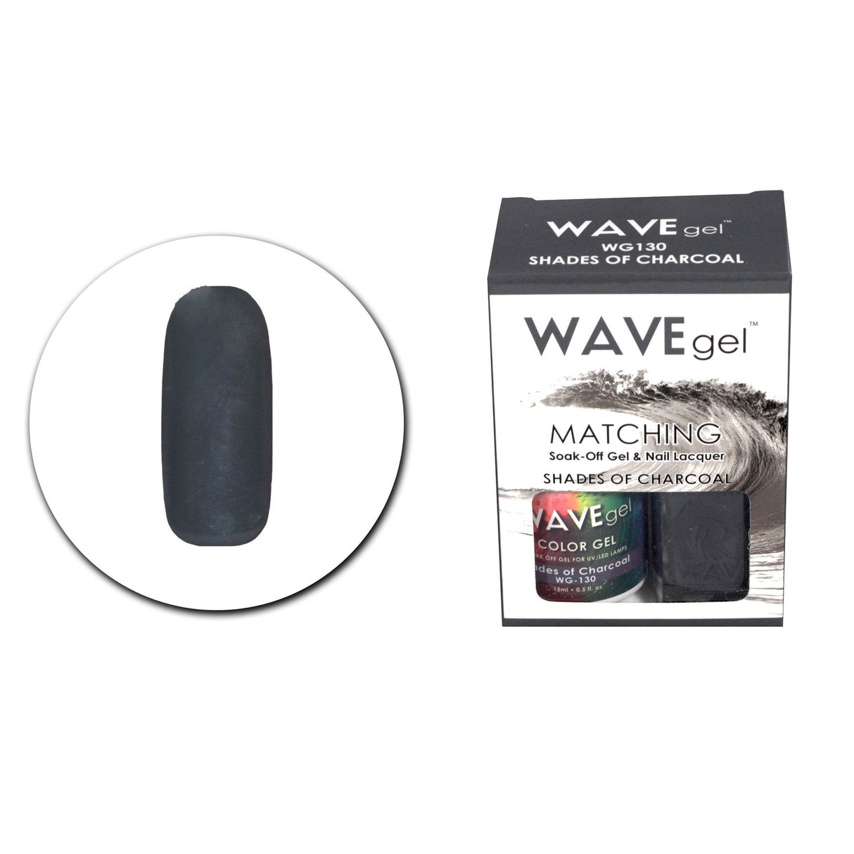 Shades of Charcoal #130 - Wave Gel Duo