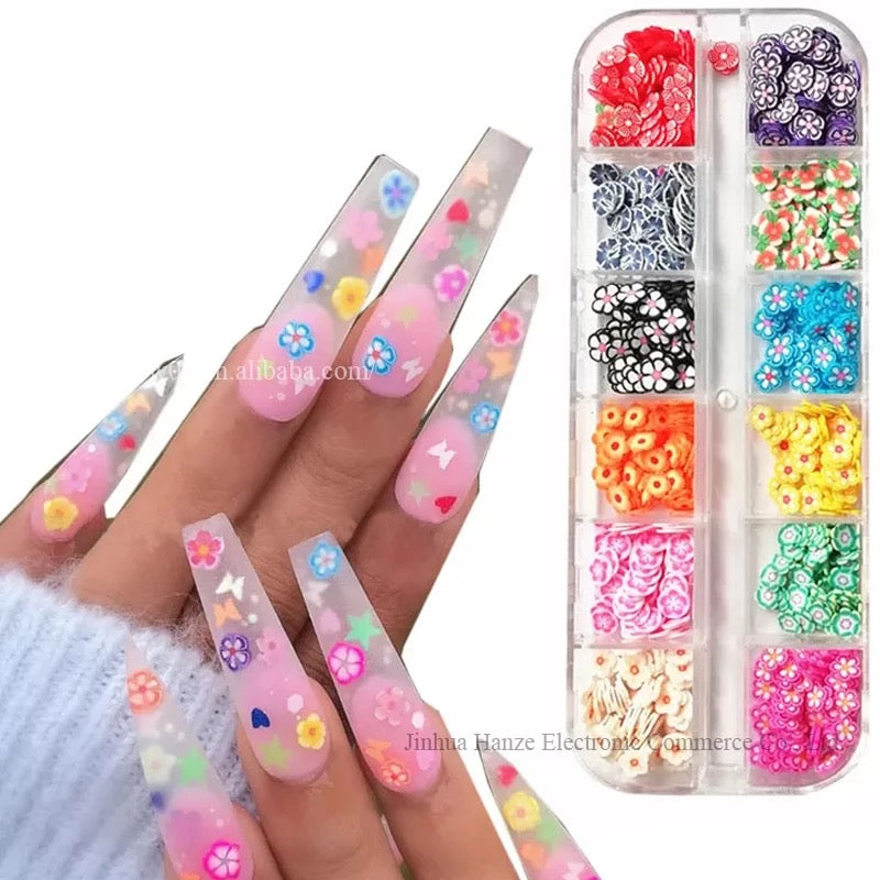 3D Slice Flowers Set - 12 styles #7