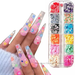 3D Slice Flowers Set - 12 styles #7