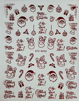 Christmas Nail Stickers  STZ-G042