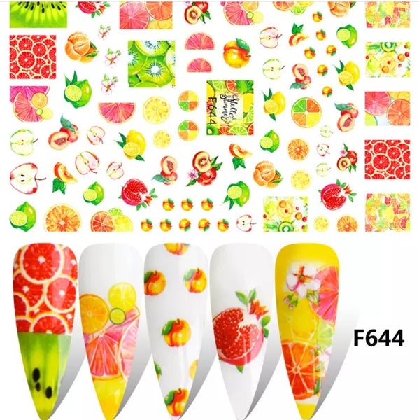 Nail Art Summer Stickers - F644