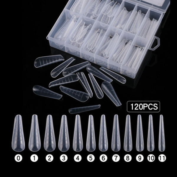 Full Dual System Nail Form #16 - Coffin 120pc