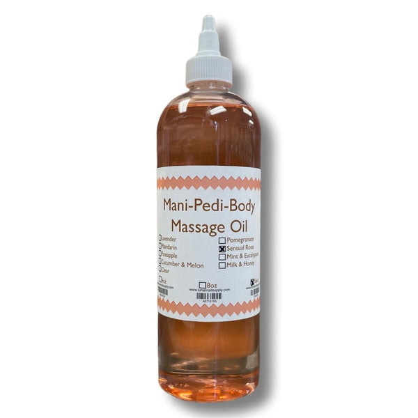 Massage Oil 16oz | Sensual Rose | Mani Pedi Body