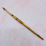 Oval Crimped Sable Brush #8 - 100% Kolinsky