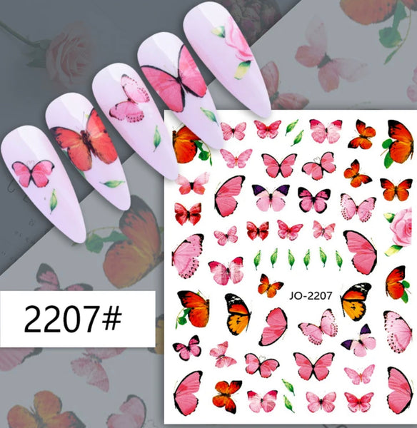 Butterfly Nail Sticker - JS-HD6-2