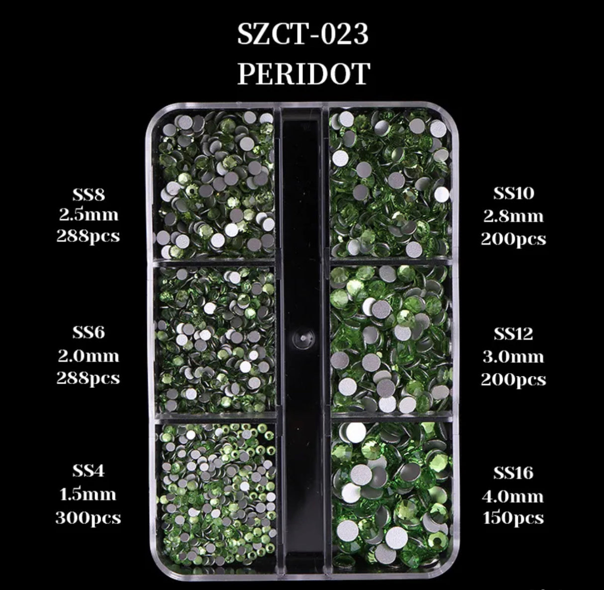 Green  Rhinestone -023