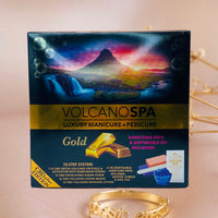 Luxury Manicure & Pedicure Volcano Spa 10-in-1 Spa Box - Gold