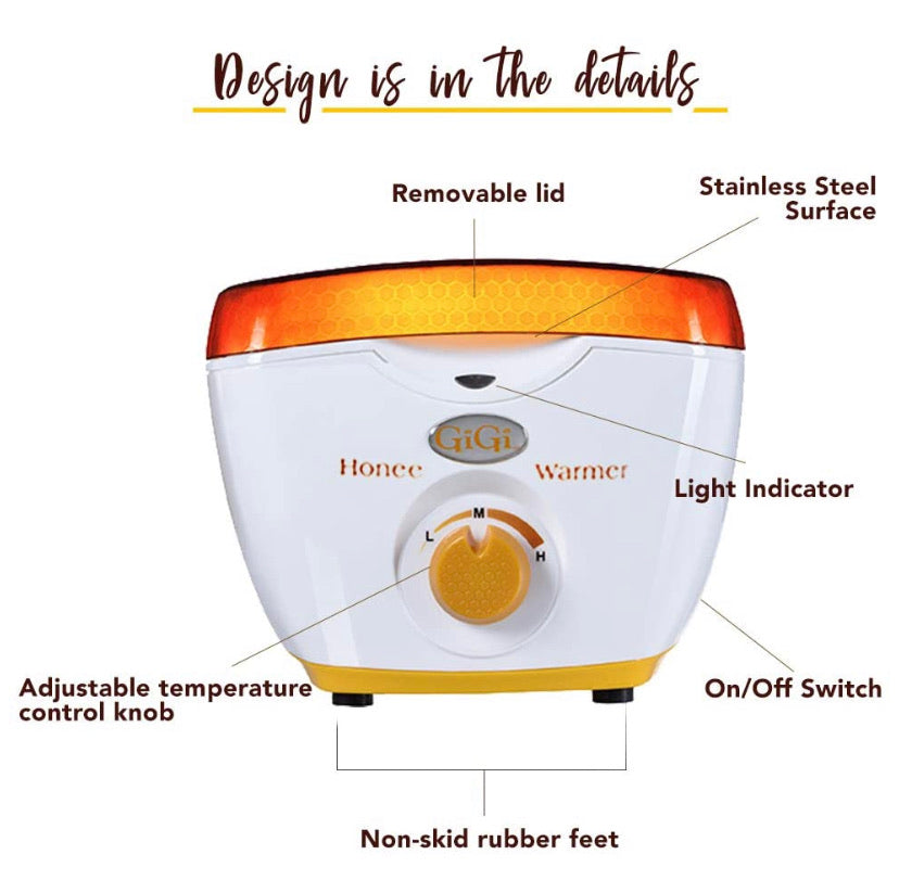 GiGi Honee Hair Removal Wax Warmer for 14oz Wax Can