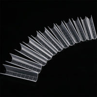 Dual System Nail Form- Long Curve C - 120pc