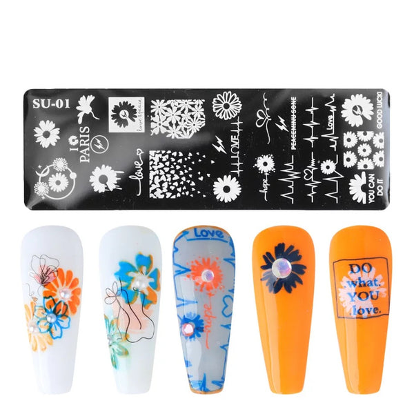 Nail Art Stamping  plate SU-01
