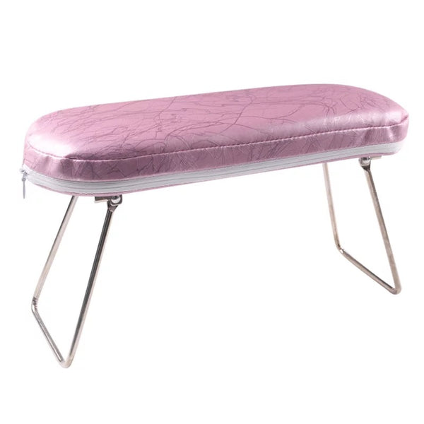 Pink Arm Rest Foldable - Microfiber Leather