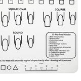 Silicone Nail Practice  Mat