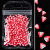 Fruit Slice Nail Art Strawberry Slice - 1 Bag