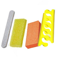 Disposable Mini Pedicure Kit - 4 pc. (Yellow) 1 kit