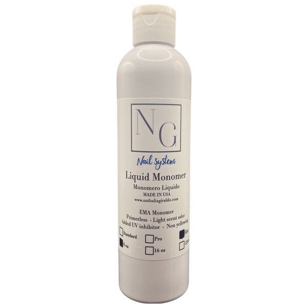 NG Nail System - Fast Dry  Liquid Monomer 8oz (No MMA)