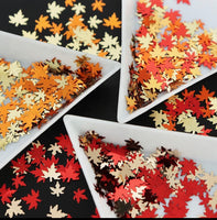 Reflective Leaves Sequins  - 12 Styles Box