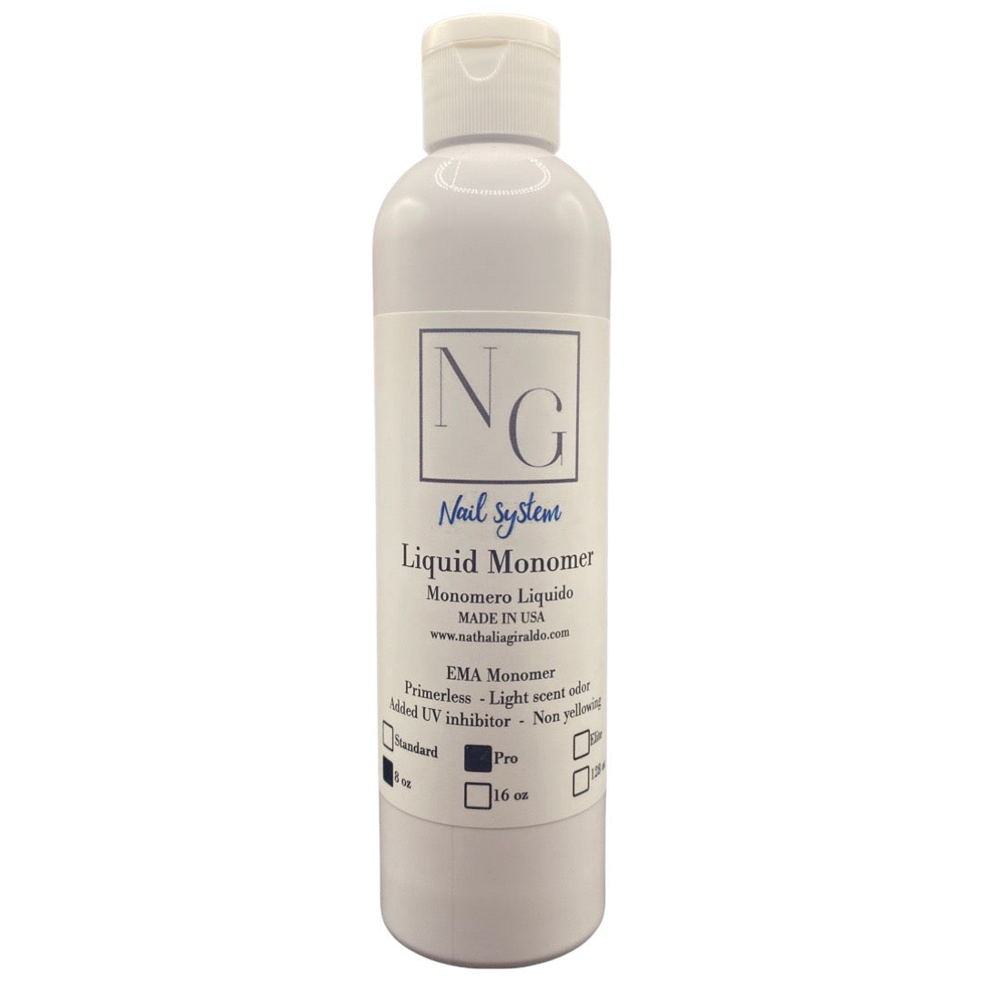 NG Nail System - Medium Dry  Liquid Monomer 4oz (No MMA)