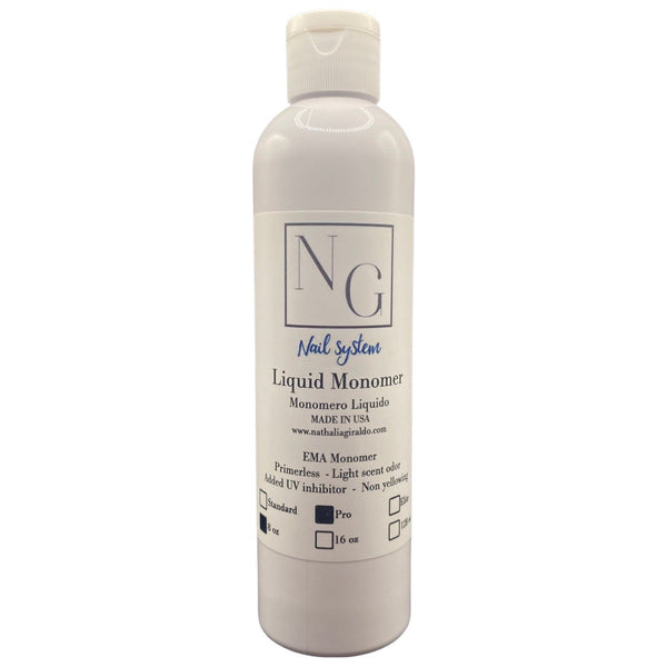 NG Nail System - Medium Dry  Liquid Monomer 4oz (No MMA)