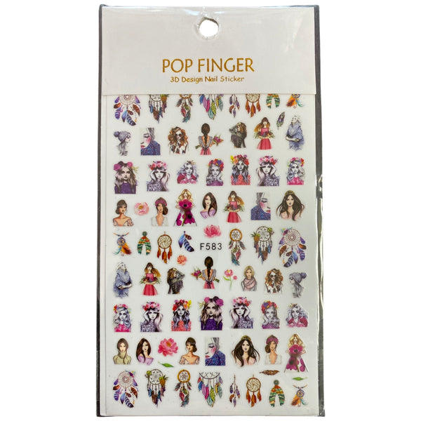 Nail Sticker - F583