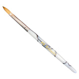 Crimped Marble Brush # 8  - 100% Kolinsky