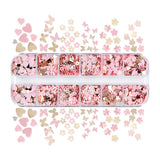 12 Grids Sequin Mix God & Rose Gold