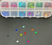 Reflective Leaves Sequins Nail Glitter - 12 Styles Box #2