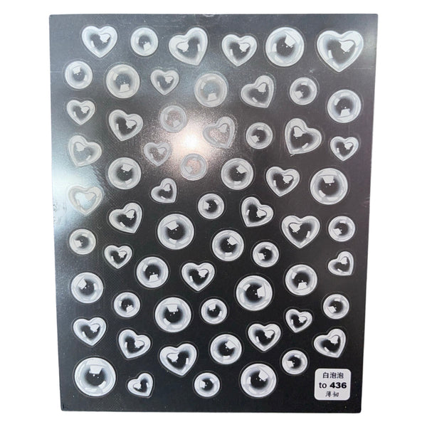 Nail Sticker - 436 Bubbles