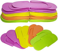 Disposable Pedicure Slippers - 12 Pairs Pack