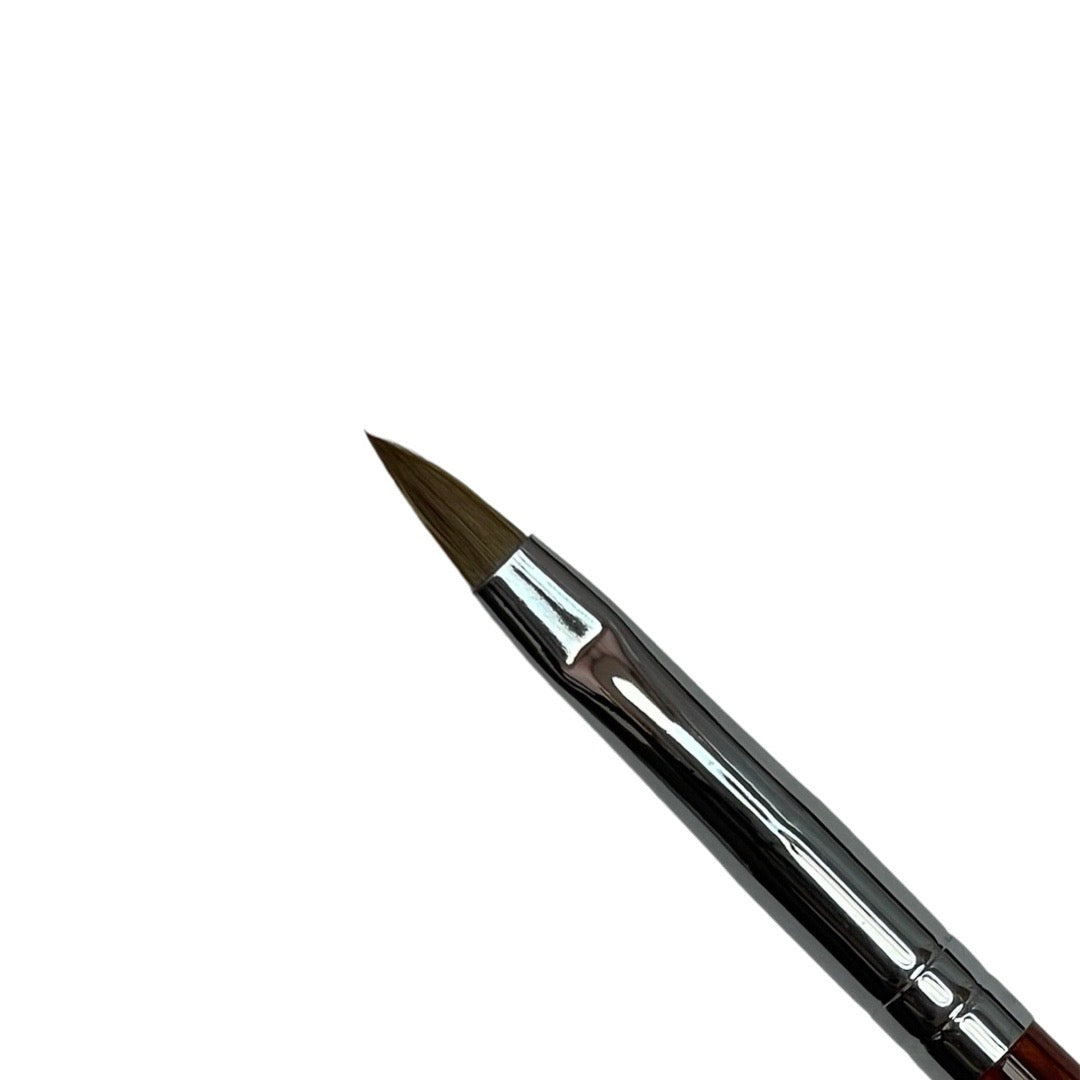 3D Kolinsky Nail Brush #2 - Wood Handle