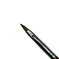 3D Kolinsky Nail Brush #2 - Metal Handle